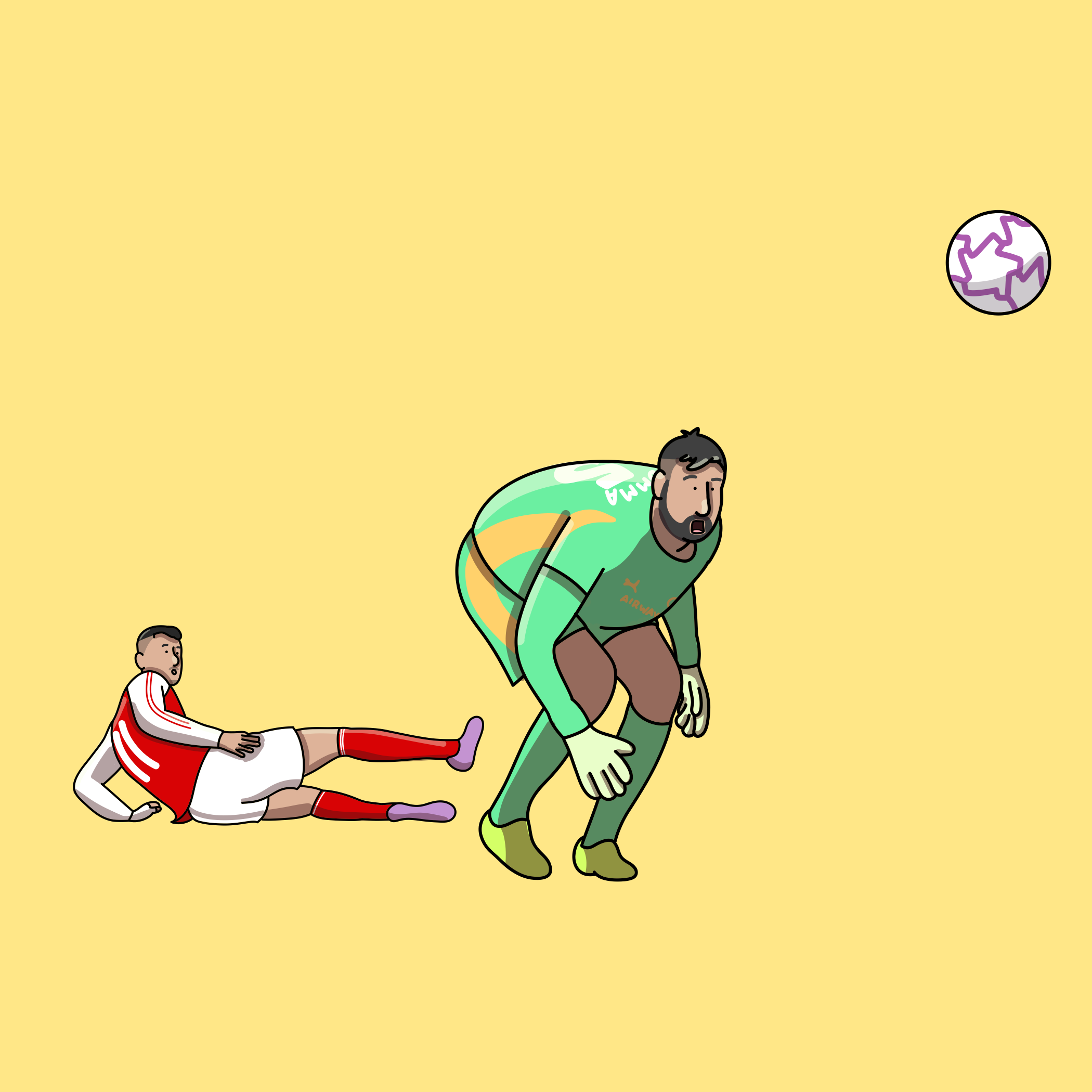 Arsenal Man City Poorly Drawn