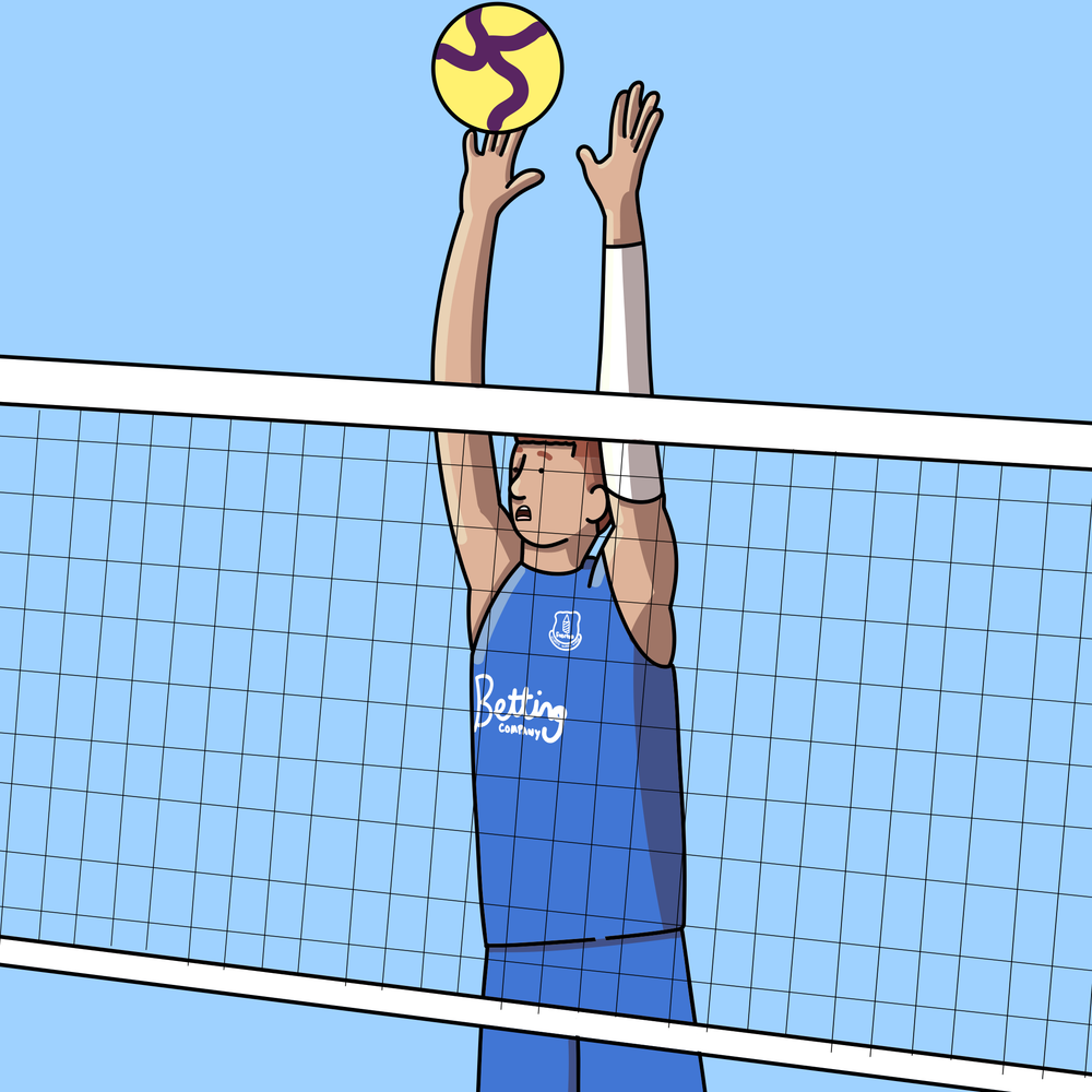 Everton Arsenal Poorly Drawn