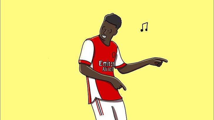 🎵 Saka and Emile Smith Rowe 🎵