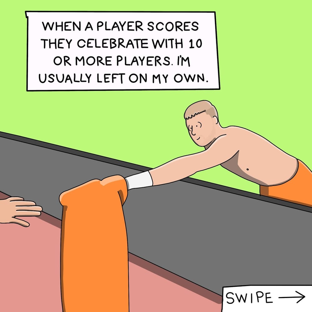 A comic about Aaron Ramsdale