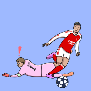 Arsenal Bayern Munich Poorly Drawn