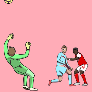 Arsenal Brentford Poorly Drawn