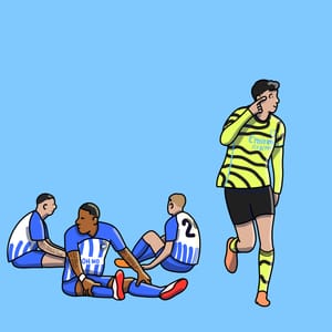 Brighton - Arsenal Poorly Drawn