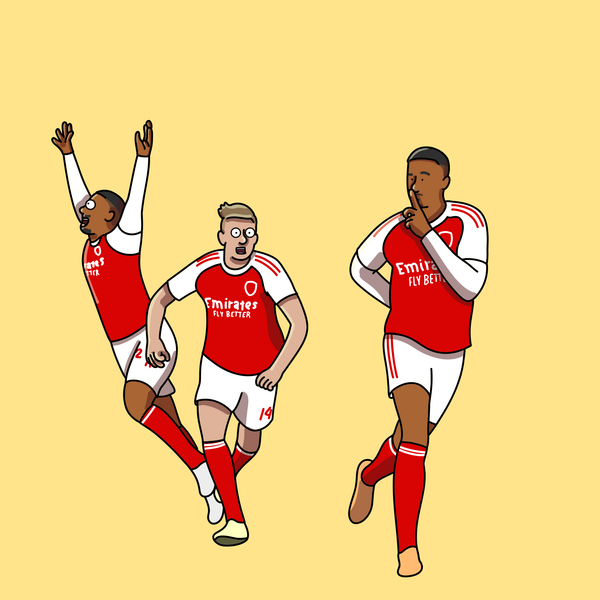 Newcastle Arsenal Poorly Drawn